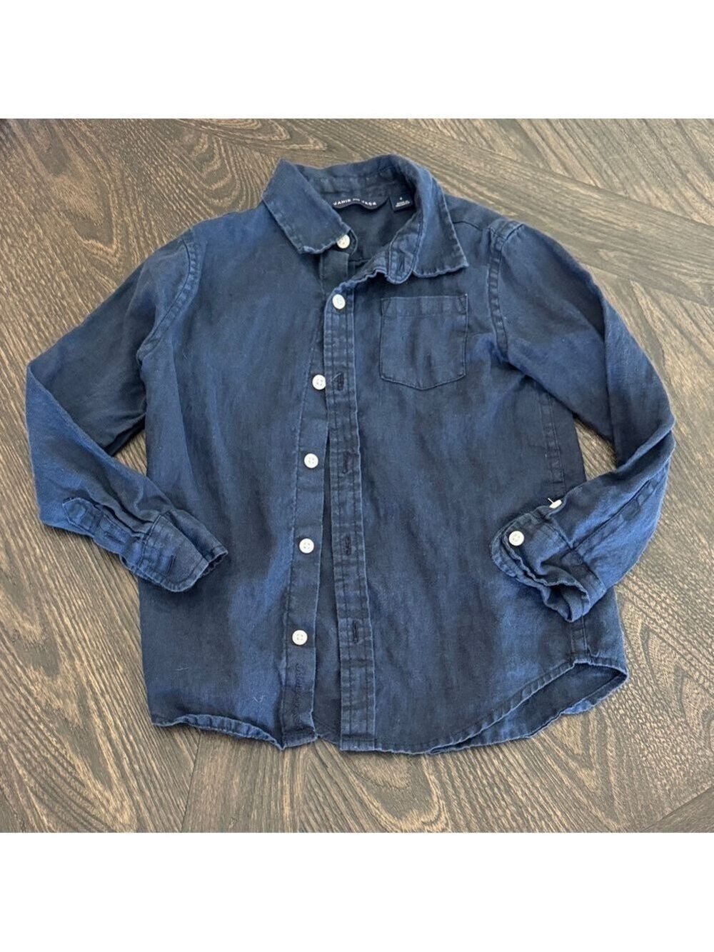 Janie and Jack Blue Button Down Shirt